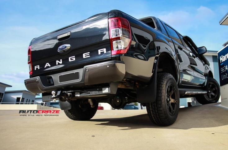 FORD RANGER BEAST BLACK & MACHINED WITH DARK TINT